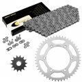 Caltric Steel O-ring Drive Chain And Sprocket Kit Compatible With Suzuki Dr350 Dr-350 1990 1991 1992 1993