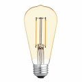 Ge Vintage Style Led Light Bulb 40 Watt Amber Finish St9 Edison Bulbs 1 Pack 