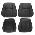 Front Perforated Leather Driver And Passenger Side Bottom Top Lean Back Seat Cover Black For Infiniti G37 2008 2009 2010 2011 