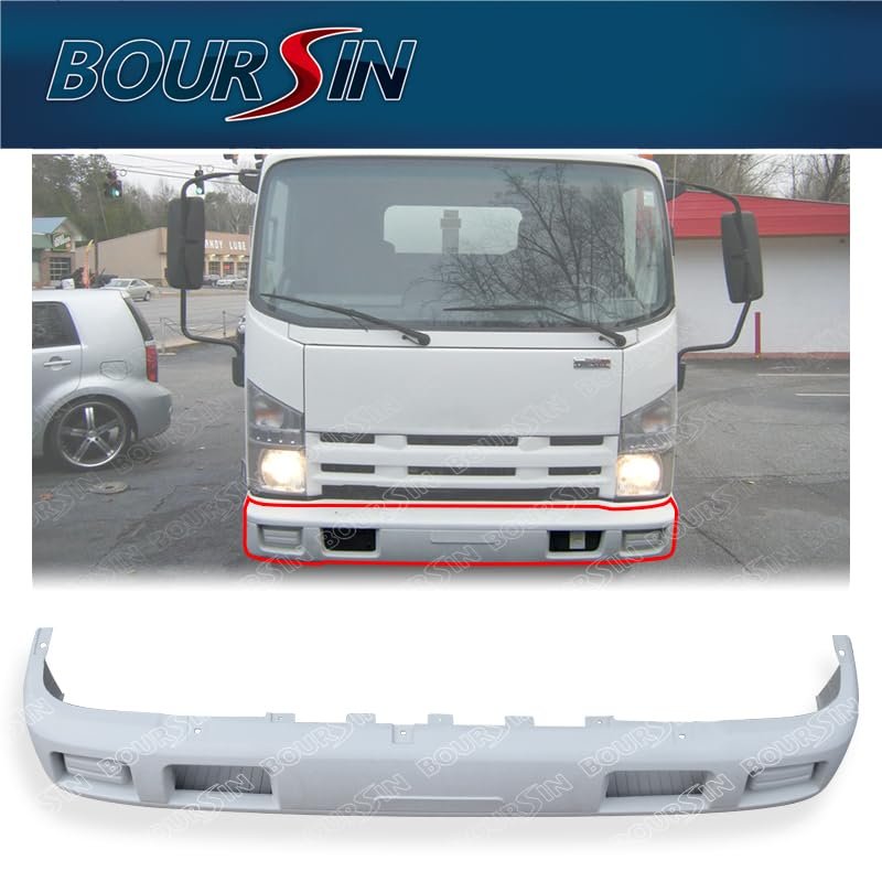 Front Bumper For Isuzu Npr Npr-hd Nqr Nrr Gmc W3500 W4500 W5500 Diesel Gas 2008-2025 Plastic