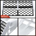 A-premium White Plastic Gas Tank Side Covers With Grill Compatible Yamaha Banshee 350 1987-2006 2-pc Set