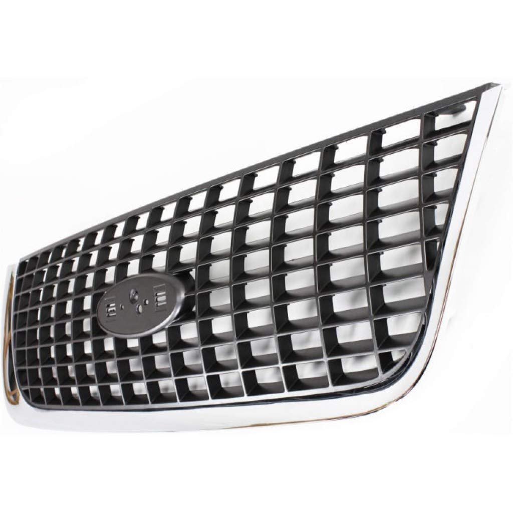 Ford Expedition Grille Assembly 2003 2004 2005 2006 Chrome Shell Painted Gray Insert Nbx Xls Xlt Models Fo1200401 2l1z8200aaa