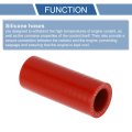 Straight Coupler Silicone Hose 0 79 In Id 2 99 Length Red 4 Ply 5mm Thickness Universal Car Coolant Air Intake Turbo