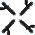 Fuel Injectors For 2015 2016 Chrysler 200 Dodge Dart 2023 Jeep Cherokee 2018 2022 Compass Replace 4627890aa 4627890ab 4 Pack 