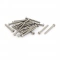 M3x30mm 316 Stainless Steel Phillips Pan Head Machine Screws 25pcs 
