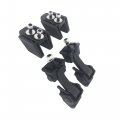 Tom Hood Latch Catch Bracket Pair Left Right 55395652ac For 1997-2006 Jeep Wrangler 55176636ad