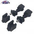Tom Hood Latch Catch Bracket Pair Left Right 55395652ac For 1997-2006 Jeep Wrangler 55176636ad