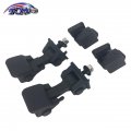 Tom Hood Latch Catch Bracket Pair Left Right 55395652ac For 1997-2006 Jeep Wrangler 55176636ad