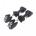 Tom Hood Latch Catch Bracket Pair Left Right 55395652ac For 1997-2006 Jeep Wrangler 55176636ad