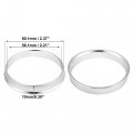 X Autohaux 4pcs Od 60 1mm To Id 56 Aluminum Alloy Car Hub Centric Rings Wheel Bore Center Spacer