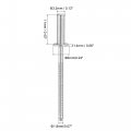 Uxcell Blind Rivets 304 Stainless Steel Pull Core Decoration 3 2mm Diameter 11mm Grip Length Close End Silver Tone 50pcs