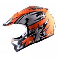 1storm Youth Motocross Helmet Bmx Mx Atv Dirt Bike Matt Star Orange Goggles Mg Glove Bundle