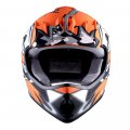1storm Youth Motocross Helmet Bmx Mx Atv Dirt Bike Matt Star Orange Goggles Mg Glove Bundle