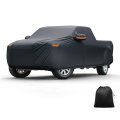 Car Cover For Toyota Tundra 210d-pu Outdoor Full All Weather With Door Zipper Waterproof Windproof Sun Rain Snow Protection 