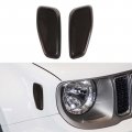 Signal Light Cover Turn Trim For Jeep Renegade 2016 2023 Abs Plastic Exterior Accessories 2 Piece Set 