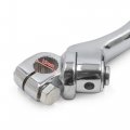 Uxcell 15mm Dia Shaft Nickel Plated Iron Motorcycle Engine Kick Start Lever For Qj 125