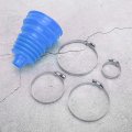Universal Silicone Cv Boot Kit Highquality Rubber Easy Installation Durable Axle Cover Suitable For Most Vehicles Blue