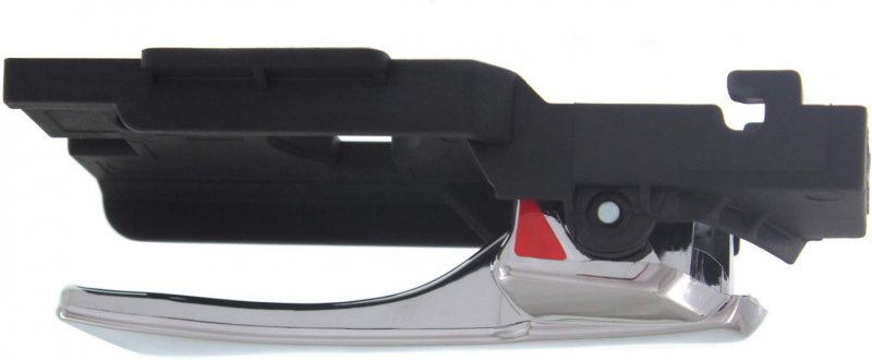 Evan Fischer Interior Door Handle For Hyundai Accent 12-16 Front Rh Inside Metal Grain Finish Chrome Plastic Sedan Hatchback