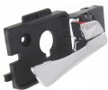 Evan Fischer Interior Door Handle For Hyundai Accent 12-16 Front Rh Inside Metal Grain Finish Chrome Plastic Sedan Hatchback