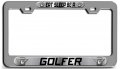 Eat Sleep Be A Golfer Career Ch 3d Metal License Plate Frame Auto Suv Truck Tag Holder C72 