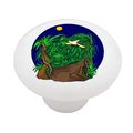 Tropical Eve Decorative High Gloss Ceramic Drawer Knob 