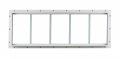 Shed Transom Window 10 X 29 White Flush 