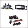 Auto Dynasty Compatible With Gmc Yukon Xl Pair Of Bumper Driving Fog Lights Wiring Kit Bezel Switch Chrome Cover Clear Lens