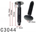 Autobahn88 Rocker Molding Clip Compatible With Ford Oem W710532s300 Pack Of 20