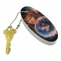 Graphics More Labyrinth Crystal Ball Goblin King Jareth David Bowie Floating Keychain Oval Foam Fishing Boat Buoy Key Float