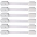 6 Pack Vmaisi Multi-use Adhesive Straps Locks Childproofing Baby Proofing Cabinet Latches For Drawers Fridge Dishwasher Toilet 