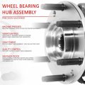 Auto Dynasty Factory Style Rear Wheel Bearing With Spindle Hub And Snap Ring Compatible Ford Mountaineer Explorer Sport Lincoln