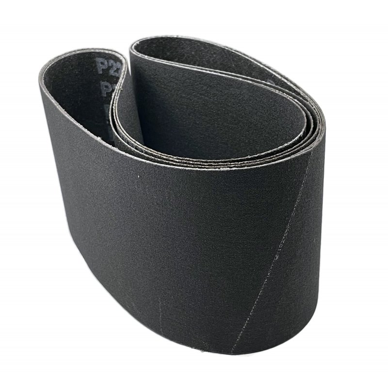 240 Grit Sanding Belts 6 In X 48 Premium Industrial Weight Silicon Carbide 3 Pack Model 35174