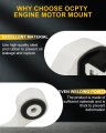 Engine Motor Mount And Transmission Torque Strut Set For 2016 2019 Ford Explorer 2 3l Fwd Auto Trans A5634 A5612 A5917
