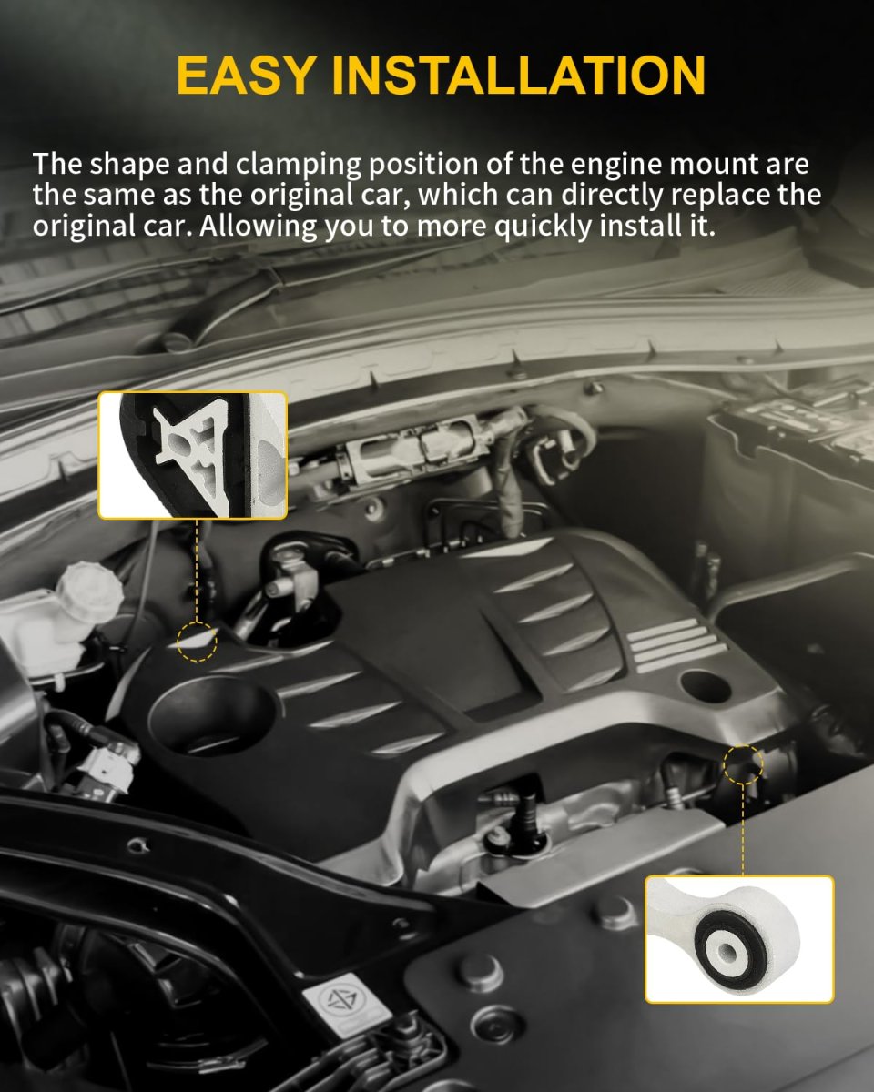 Engine Motor Mount And Transmission Torque Strut Set For 2016 2019 Ford Explorer 2 3l Fwd Auto Trans A5634 A5612 A5917