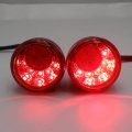 Httmt- Front Amber Led Running Brake Turn Signal Glossy Black Indicator Light Compatible With H-d Xl 883 1200 92-17 P N