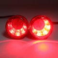 Httmt- Front Amber Led Running Brake Turn Signal Glossy Black Indicator Light Compatible With H-d Xl 883 1200 92-17 P N