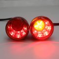 Httmt- Front Amber Led Running Brake Turn Signal Glossy Black Indicator Light Compatible With H-d Xl 883 1200 92-17 P N