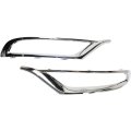 Chrysler 300 Bumper Trim 2015 To 2020 Front Center Applique Chrome Molding Driver And Passenger Side Pair Ch1038165 Ch1039165 