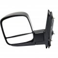 Chevy Express 2500 2008-2020 Door Mirror Driver Side Outer Rear Textured Black Manual Foldable Dual Glass Gm1320395 20838065 