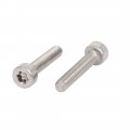 Uxcell M3x15mm 3 25-inchx19 32-inch 304 Stainless Steel Torx Socket Head Cap Screws 10pcs