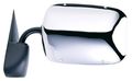Driver Side Mirror For Dodge Pick Up Chrome Foldaway Manual Door Mount 60018c 