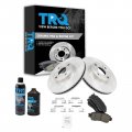 Trq Front Posi Ceramic Disc Brake Pad Rotor Kit W Chemicals For 16 Scion Ia 