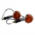 Road Passion 2 Pcs Universal Motorcycle Rear Turn Signal Indicator Light Replacement For Yamaha Star 1999-2003 Royal 1996-2004