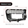 Front Fog Light Cover For Land Rover Range Sport 2014-2017 Black Lr045033 Ro1039102 Passenger Right Side
