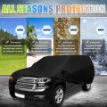 X Autohaux Suv Car Cover For Chevrolet Tahoe 4 Door 2021 Waterproof Sun Rain Dust Wind Snow Protection 190t Pu With Driver