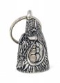 Bravo Bells Hog Head Biker Bell Accessory Or Key Chain For Good Luck On The Road 