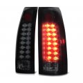 1992-2000 Chevy Gmc C K 1500 2500 3500 Pickup Black Smoke Premium Led Tail Light Lamp Assembly Driver Passenger Side Pair For 