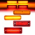 Hecasa Led Side Marker Lights For 1978-1987 Chevrolet Chevy El Camino Malibu Gmc Caballero Front Rear Bumper Signal Lamps 