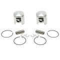 Spi 09-817-02n 2 Piston Kits For Yamaha 1987-1993 Exciter 570 Deluxe Le Ii Ex570 020 Over Bore 73 5mm 