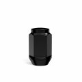 24pcs Black 12x1 5 Metric Wheel Lug Nuts Closed End Bulge Conical Taper Acorn Cone Seat 1 Inch Length Installs With 19mm Or 3 4